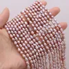 Perles d'eau douce naturelle perle violet riz forme 4-5mm 36cm bricolage pour la fabrication de bijoux colliers accessoires Bracelet boucles d'oreilles