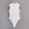 Canotte da donna Body Suit Donna Casual Sexy Slim Beach Tuta Pagliaccetto Ragazza Body Solido Abbigliamento di marca Abbigliamento Catsuit Top Para