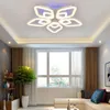 مصابيح السقف الحديثة LED LED RGB Acrylic Betal Bedroom Living Kid Room with IR Remote Control AC180-240V