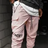 Men's Pants Mens Jogger Sweatpants Man Gyms Workout Fitness Cotton Trousers Male Casual Fashion Skinny Track Zipper Design