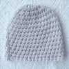 Accessoires de cheveux couleur unie Born Beanie chaud bébé chapeau Crochet tricot garçon filles chapeaux automne hiver plus chaud Bonnet casquettes infantile chapeaux