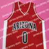 College Basketball Wears Custom Retro 0 Gilbert Arenas Arizona Wildcats College Basketball Jersey Team Navy Blue Red White Yellow Men Stitched S-XXXL