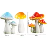 Figurine champignon Ornement de jardin Décoration de bureau Pratique 1223468