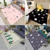 Tapijten geometrische super zacht tapijt Kinderkamer Antiskid vloer Mat Home Decoratief flanel voor woonslaapkamer Tapijten Tapis