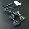 Bow Ties 2022 Çiçek Baskılı Bowtie Mens Suit Kelebek Düğün Kravat İş Aksesuarları Kravat Cravat Özel Logo