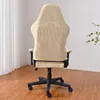 Fodere per sedie Solid Gaming Cover Spandex Ufficio Poltrona elastica Sedile per sedie da computer Fodere Housse De Chaise