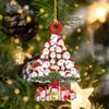 UPS jul personaliserade ornament hem dekoration julgran dekorer trä baseball djur buss shaper hängen
