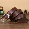 Gürtel 3,3 cm Breite Männer Pin Schnalle Gürtel Original Rindsleder Echtes Leder Für Luxus Strap Männlich Hohe Qualität Casual G813