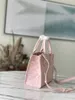 Projektant luksusowy Onthego PM TOTE Bag M46168 Aurora Pink Crossbody Ramię 7A Najlepsza jakość