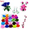 Dekorativa blommor 5st Tensile Nylon Stocking Scrapbooking Craft Fake Flower DIY Handgjorda silktillbehör för bröllopsdekoration