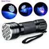 Flashlights Torches 20Pcs UV 21LED 12LED Light 395-400nm LED Linterna Torch Ultraviolet Black Lamp