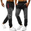 Pantalons pour hommes plissés hommes correspondant respirant couleur tendance dentelle hommes hanche pieds sport avec poches mode sarouel cravate pantalon