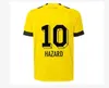 Jerseys REUS 21 22 23 4th Dortmund Soccer Jersey FANS Player 2022 2023 Football Shirts BELLINGHAM Men Kids REYNA BRANDT EMRE CAN HALLER