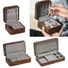 Jewelry Pouches Walnut Box Jewellery Trinket Home Decoration For Watch Cufflinks Bracelets