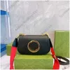 MM Spalla Medium PM Borse per il corpo Ladies Hobos Marmont Blondie Borsoni ad incastro Mini borsa a tracolla di lusso Portafoglio con patta in metallo