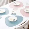 Table Mats Silicone Placemats For Waterproof Non-Slip Dining Mat Set Cup Wine Tableware Pad Napkin Kitchen