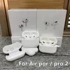 For Airpods pro 2 2nd generation airpod 3 Headphone Accessories Solid Silicone Cute Protective Earphone Cover Apple Wireless Charging Box Shockproof Case