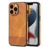 Luxe cases cowhide echt lederen telefoonhoesje voor iPhone 13 Pro Max 12 11 14Pro XR XS Max 7Plus Shockproof Cover Full Protective