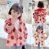 Coat Spring Autumn Cute Children's Clothing Jacket Windbreaker For Girls Raincoat Outerwear Baby Children Outwear Child Female