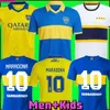 MARADONA 22 23 Boca Juniors thuis voetbalshirt Fans Speler versie CARLITOS TEVEZ DE ROSSI 2022 2023 derde uit thailand voetbalshirt HEREN EN KIDS SETS UNIFORM 888