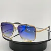 MACH SIX Summer SUNGLASSES For Men and Women Style Anti-Ultraviolet Retro Plate Square Full Frame Eyeglasses Random Box