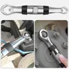 7-19mm Torx Pocket Spanner Justerbar universal skiftnyckel Flexibel typ Multifunktionella professionella bilreparationsverktyg f￶r cykel