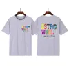 camisa de camisa camisetas letra tee de verão tshirts de algodão Hip Hop High Street Tops para homens e mulheres