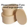 Present Wrap Korean Oval Kraft Paper Box Candy Diy Packaging for Wedding Presents
