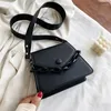 Evening Bags Solid Color Thick Chain Small PU Leather Crossbody For Women 2022 Summer Shoulder Cross Body Bag Ladies Handbags