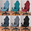 Fodere per sedie Solid Gaming Cover Spandex Ufficio Poltrona elastica Sedile per sedie da computer Fodere Housse De Chaise