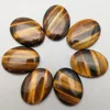 Natural Stone 30x40mm Cab Cbochon Beads For Jewelry Making 10Pcs/Lot Ring Accessories No Hole Wholesale BH009