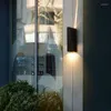 Yttre väggljus utomhusbelysning balkong 10w svart / vitt utrymme hjul specialeffekt dekor ledning lampa inomhus och