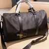 Top QualityMen Fashion Duffle Bag Triple Black Nylon Travel Bags Mens Handle Luggage Gentleman Business Tote with Shoulder Strap Rave