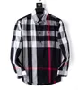 Spring and Autumn New long sleeve shirt men slim grid young leisure luxury business fashion non - ironing shirt#14