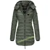 womens fashion winter midlong down jacket lightweight white duck down warm slim parkas coat hooded outwear S-3XL