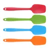 21CM Silicone Pelle Universelle Résistant À La Chaleur Intégrer Poignée Cuillère Grattoir Spatule Crème Glacée Gâteau Cuisine Outil Ustensile 1223449