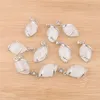 Pendentifs en pierre naturelle perles cristal breloque en forme d'oeil de cheval pour collier bijoux accessoires faisant N3245