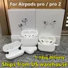 Pour AirPods Pro 2 Pods d'air de 2e génération 3 écouteurs Airpod PROS ANC Volume Control Accessoires de casque en silicone Couvre de protection Affiche d'amortisseur