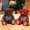 30cm ours en peluche poupées en peluche avec gilet ours mignon jouets en peluche décoration de mariage enfant amant anniversaire cadeau de noël