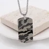 Pendant Necklaces Megin D Stainless Steel Titanium Army Badge Mix Color Hip Hop Collar Chains Necklace For Men Women Gift Fashion Jewelry