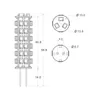 3W G4 светодиодная лампа с высокой мощностью AC/DC10-30V Белое теплое освещение кукурузы 1 шт./Лот