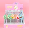 Pièce Lytwtw's Papeterie Mignon Kawaii Popsicle Pendentif Gel Stylo École Fournitures De Bureau Creative Doux Belle