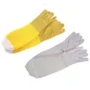 Autres fournitures de jardin 1 paire de gants d'apiculture manches de protection respirantes anti-abeilles en peau de mouton longues pour outils d'apiculteur 221028