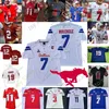 NOUVEAUX maillots de football maillots de football personnalisés SMU Mustangs maillot de football NCAA College Shane Buechele Xavier Jones Reggie Roberson JrJ amesP rocheP atrickN elsonD