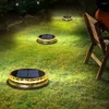 2 Pcs/Lot LED Solaire Pelouse Lumière Extérieure Étanche Lumières Sol BRICOLAGE Maison Jardin Étapes Paysage Passerelle Décor