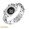 Klockor remmar för Apple Watch Band 45mm 44mm 42mm 41mm 40mm 38mm rostfritt stål Metall Smart Watch Strap Iwatch 8 7 6 5 4 3 2 6 SE7 SE6 Ersättare Watchbands