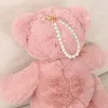 4 couleurs ours avec perle en peluche poupée douce peluche ours en peluche jouets en peluche enfants filles saint valentin cadeau d'anniversaire