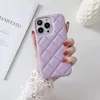 Luxury Pu Leather Protective Case för iPhone 14 13 12 11 Pro Max X Xs Max XR 8 7 Plus Mobiltelefon Soft Back Cover Case