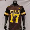 Maillot de Football du Wyoming, collège Ncaa, Solomon Byrd, Sean Chambers, Tyler Vander Waal, Titus Swen Ismail Jr. Conway Garrett