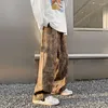 سراويل الرجال J Girls Retro Pantalones وسيم يابانية أنيقة أوروبية الهيب هوب كولدوري